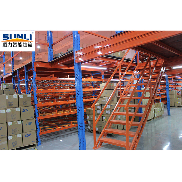 China Factory Directly Mezzanine Floor Racking Platform Heavy Duty Rack System High Density Racking Steel Grating CE Certified