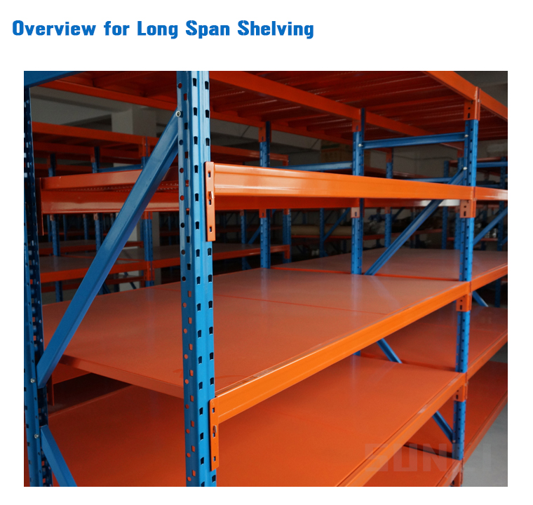 Industrial Storage Shelves Heavy-Duty Selective Warehouse Steel Racking Adjustable Stacking Shelf