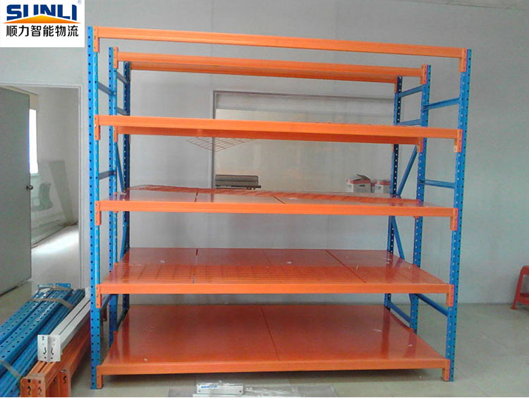 Long Span 5-Layer Industrial Shelf Rack with Corrosion Protection for Warehouse Storage
