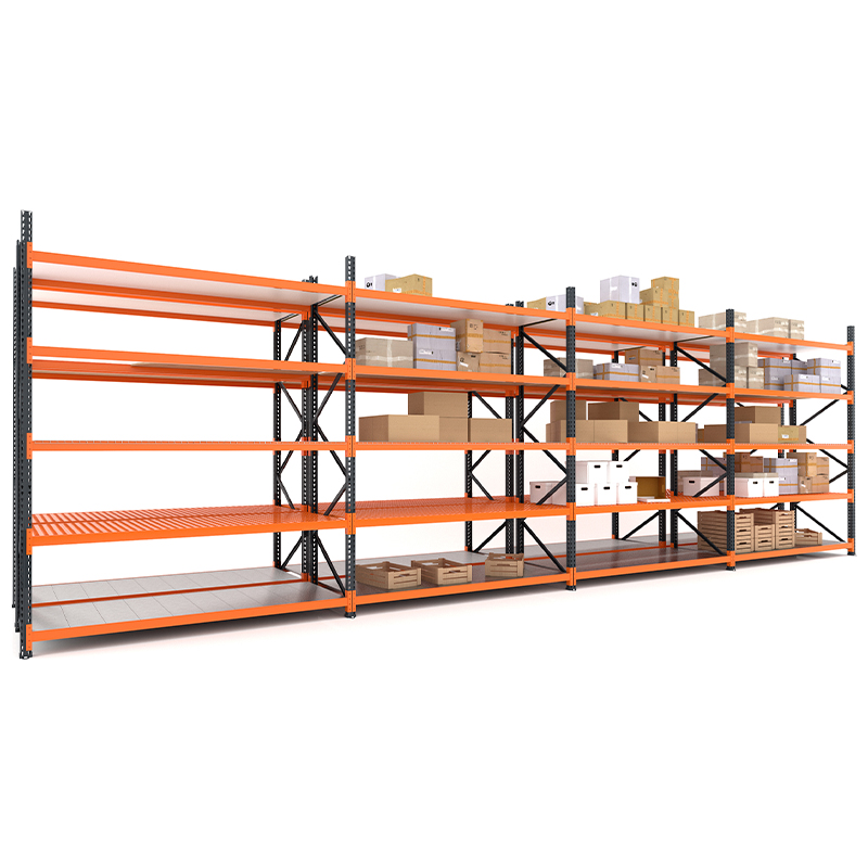 China Factory Direct Warehouse Steel Shelving Rack Adjustable Metal Storage Shelves Light/Heavy Duty Selective Multi-Tiers Shelf