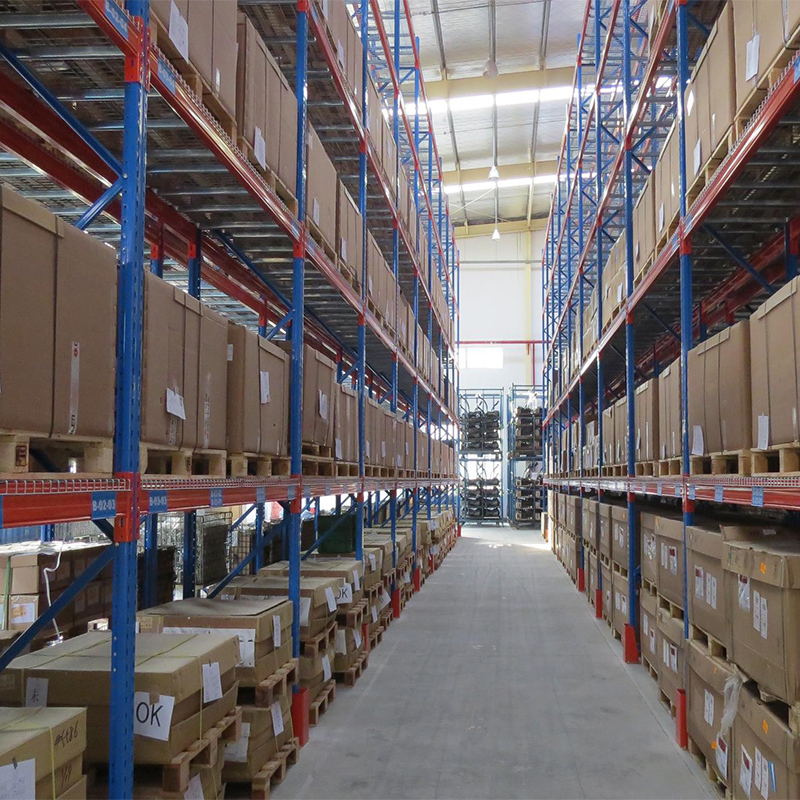 China Factory Direct Heavy-Duty Adjustable Steel Pallet Racking System Industrial Warehouse Selective Pallet Storage Shelves
