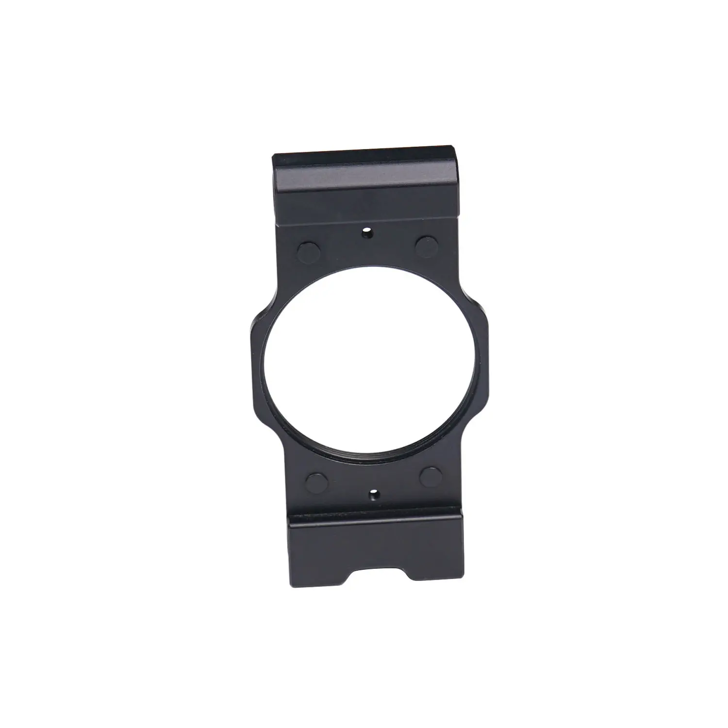 OEM Custom CNC Machined Aluminum Optical Lens Mounting Bracket (Matte Black) Service, Products