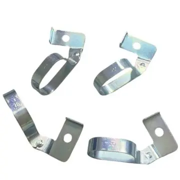 OEM custom stamped spring clips and cable conduit retaining brackets