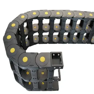 Custom injection molded cable carrier links