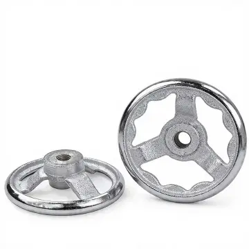 Custom cast spoke handwheels for industrial equipment