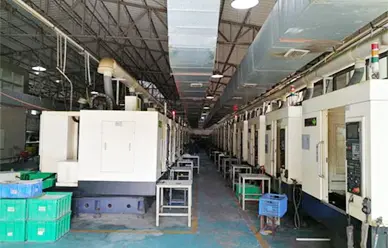 CNC machining workshop