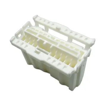 High-Precision White PBT Automotive Electrical Connector Housing