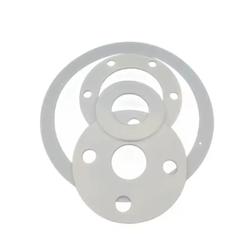 China High Precision CNC Turned White PTFE Washer Gasket Products, Product