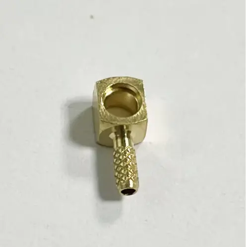 ODM Custom CNC Machining Brass Insert Connector with Knurled Pin OEM Service, Exporter