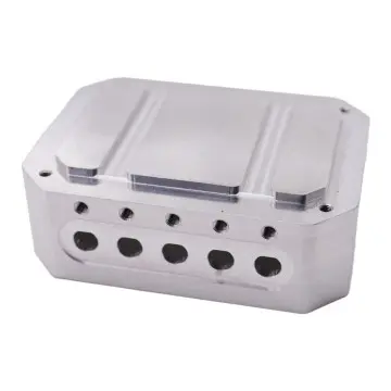 Custom CNC machined aluminum enclosure for RF and industrial sensor modules