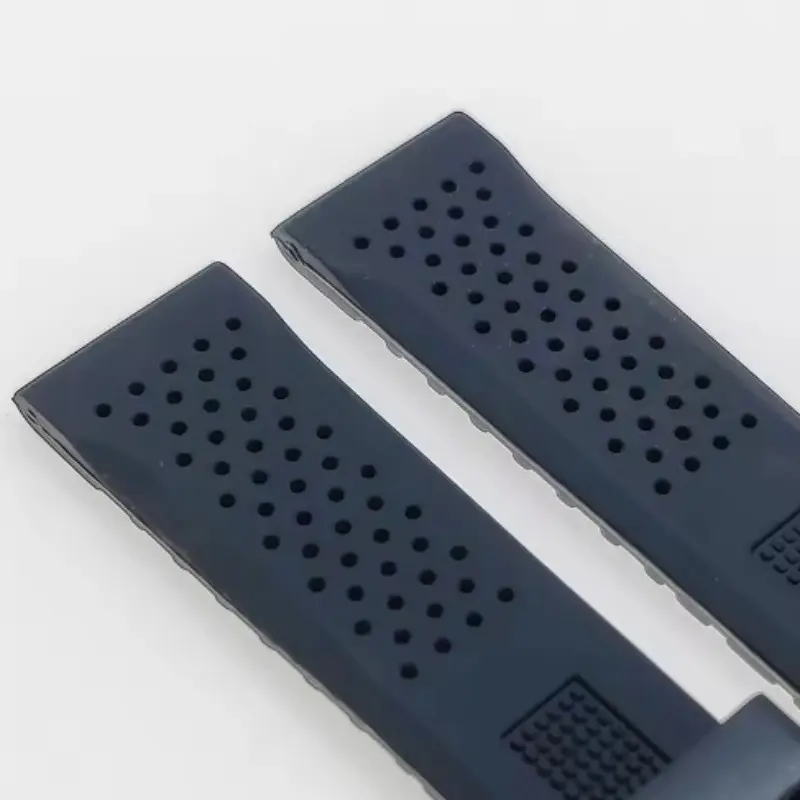 Custom Universal Breathable Silicone Sport Watch Strap with Multi-Hole Air Vents - China Suppliers Factory (18mm - 24mm) Products, Product