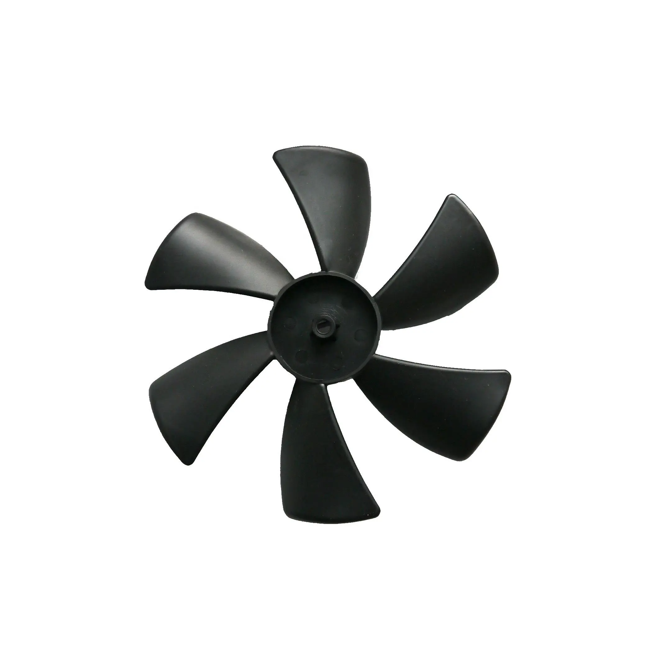 China Custom PA66-GF30 Injection Molded Motor Cooling Fan Blade | 6-Blade Axial Impeller Exporters, Factories