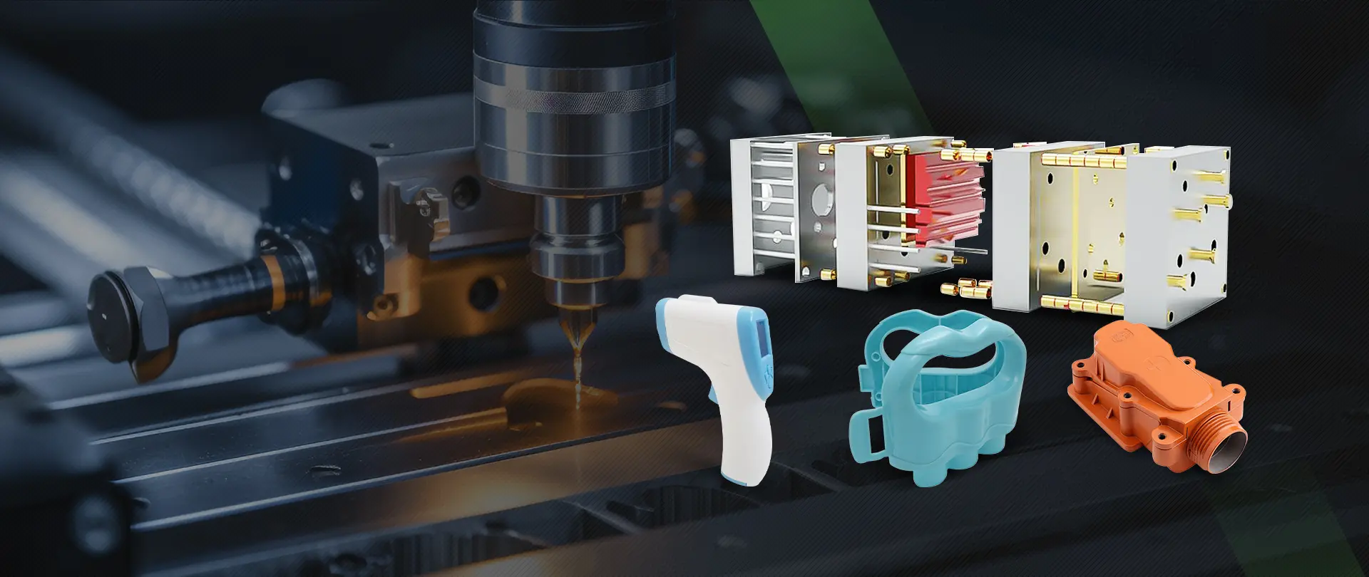 One-stop plastic injection molding service from mold making to assembly