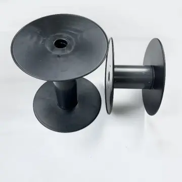 Custom precision injection molded plastic cable spool and wire bobbin