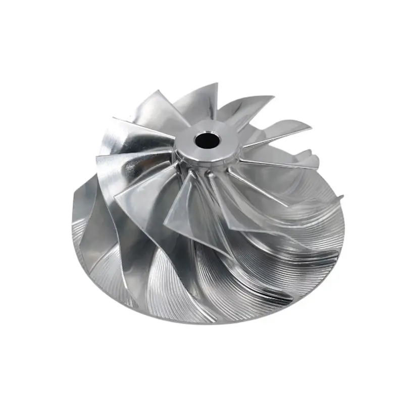OEM Custom 5-Axis CNC Machined Billet Aluminum Impeller Compressor Wheel Supplier, Suppliers