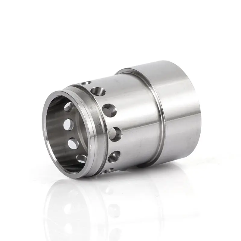 OEM Custom CNC Stainless Steel Drilled Filter Sleeve & Flow Control Valve Component Product, Quotes