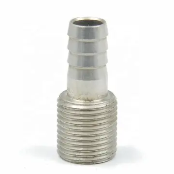Custom CNC turned hose barb fittings and threaded adapters