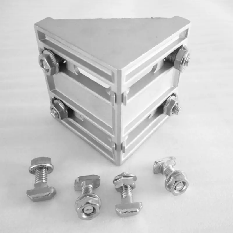 ODM Premium 8080 Aluminum Profile T-Slot Corner Bracket | Custom Heavy Duty Inside Corner Brace Manufacturers, Product