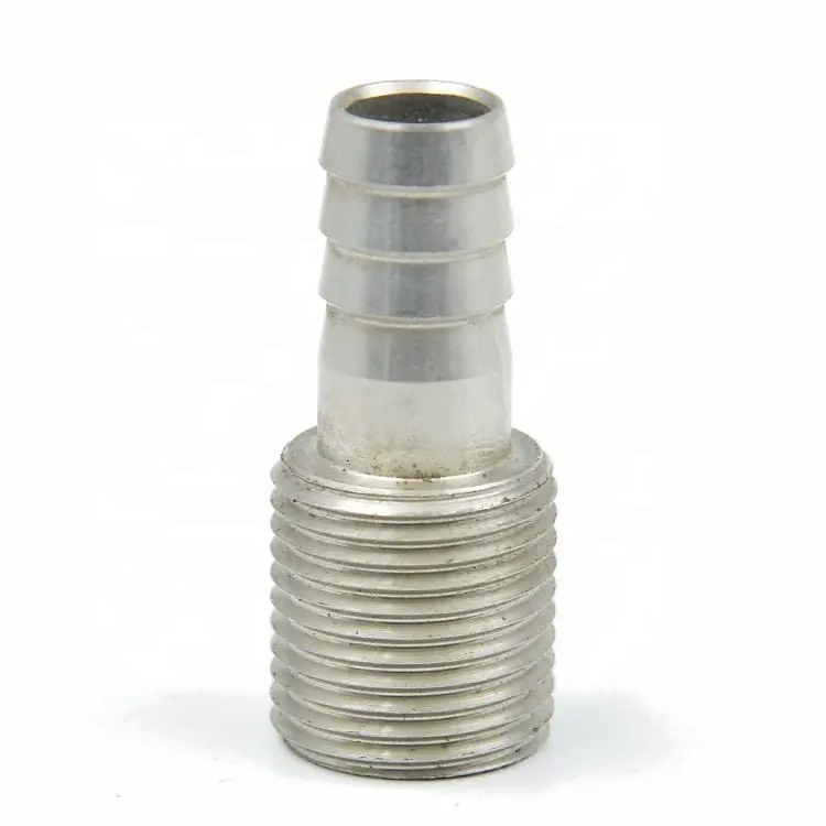 China Custom CNC Turned Hose Barb Fittings & Threaded Adapters Manufacturers, Quotes