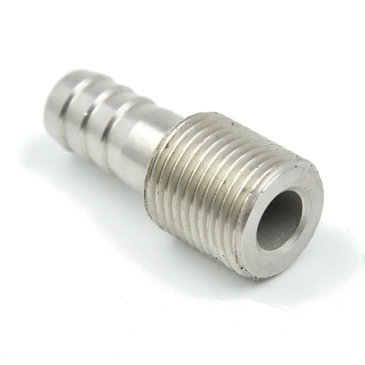 China Custom CNC Turned Hose Barb Fittings & Threaded Adapters Manufacturers, Quotes