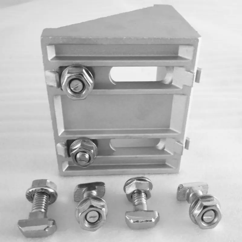 ODM Premium 8080 Aluminum Profile T-Slot Corner Bracket | Custom Heavy Duty Inside Corner Brace Manufacturers, Product