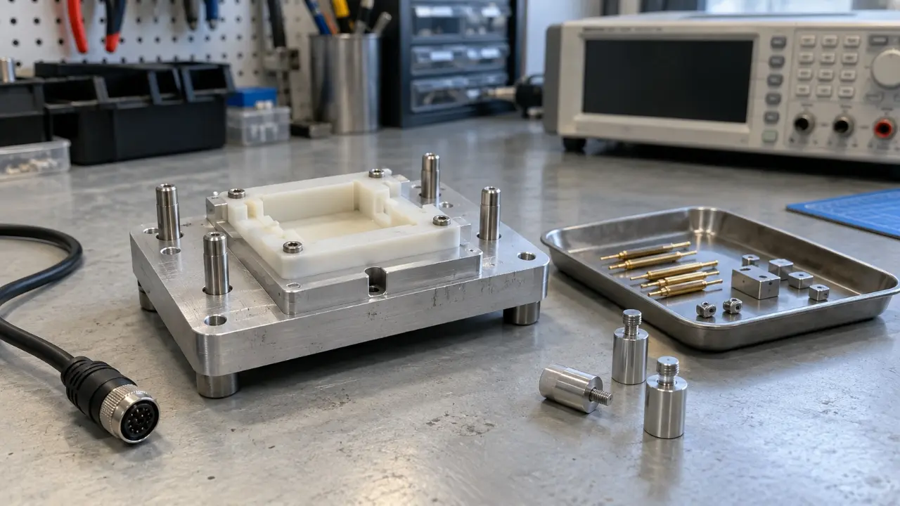 AI chip testing contact pins and thermal hardware