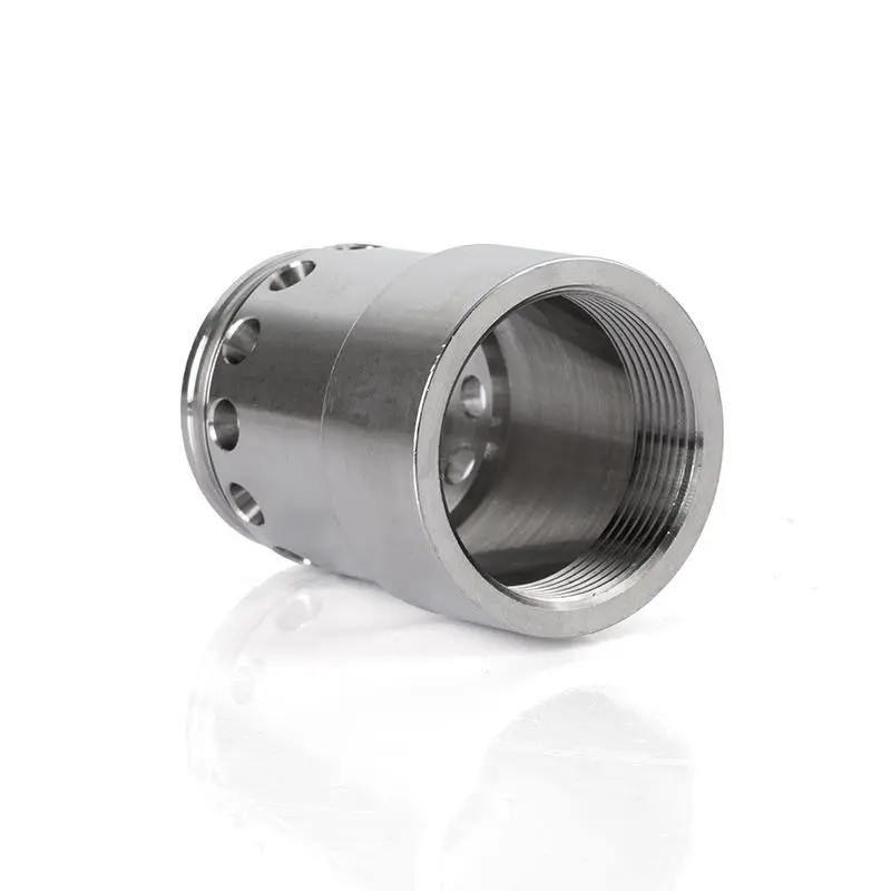 OEM Custom CNC Stainless Steel Drilled Filter Sleeve & Flow Control Valve Component Product, Quotes
