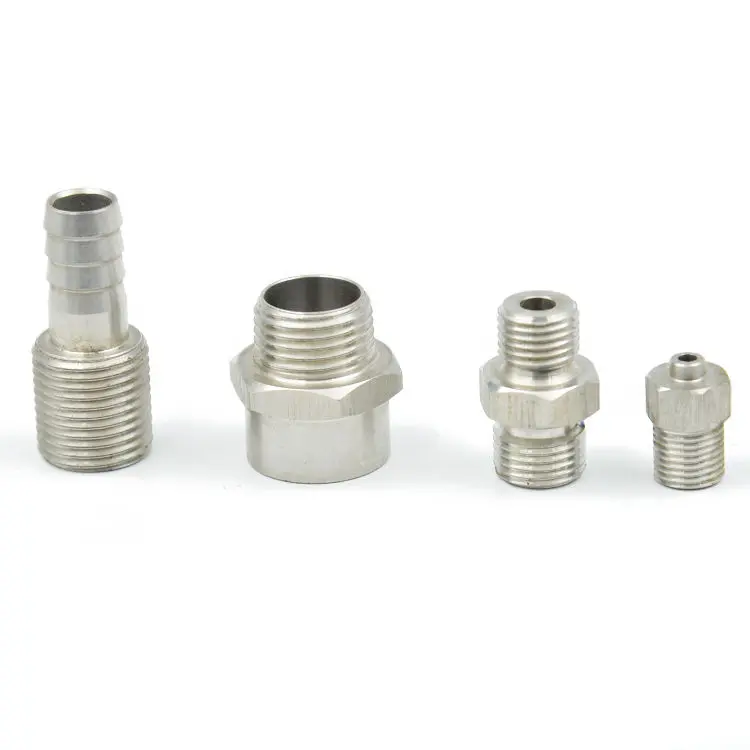China Custom CNC Turned Hose Barb Fittings & Threaded Adapters Manufacturers, Quotes
