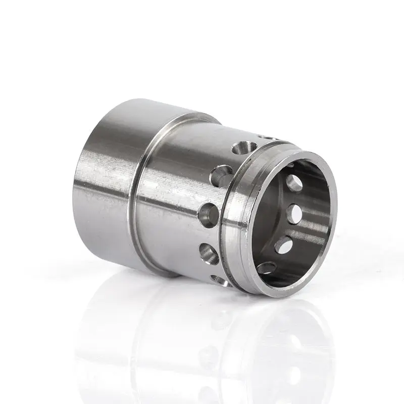 OEM Custom CNC Stainless Steel Drilled Filter Sleeve & Flow Control Valve Component Product, Quotes