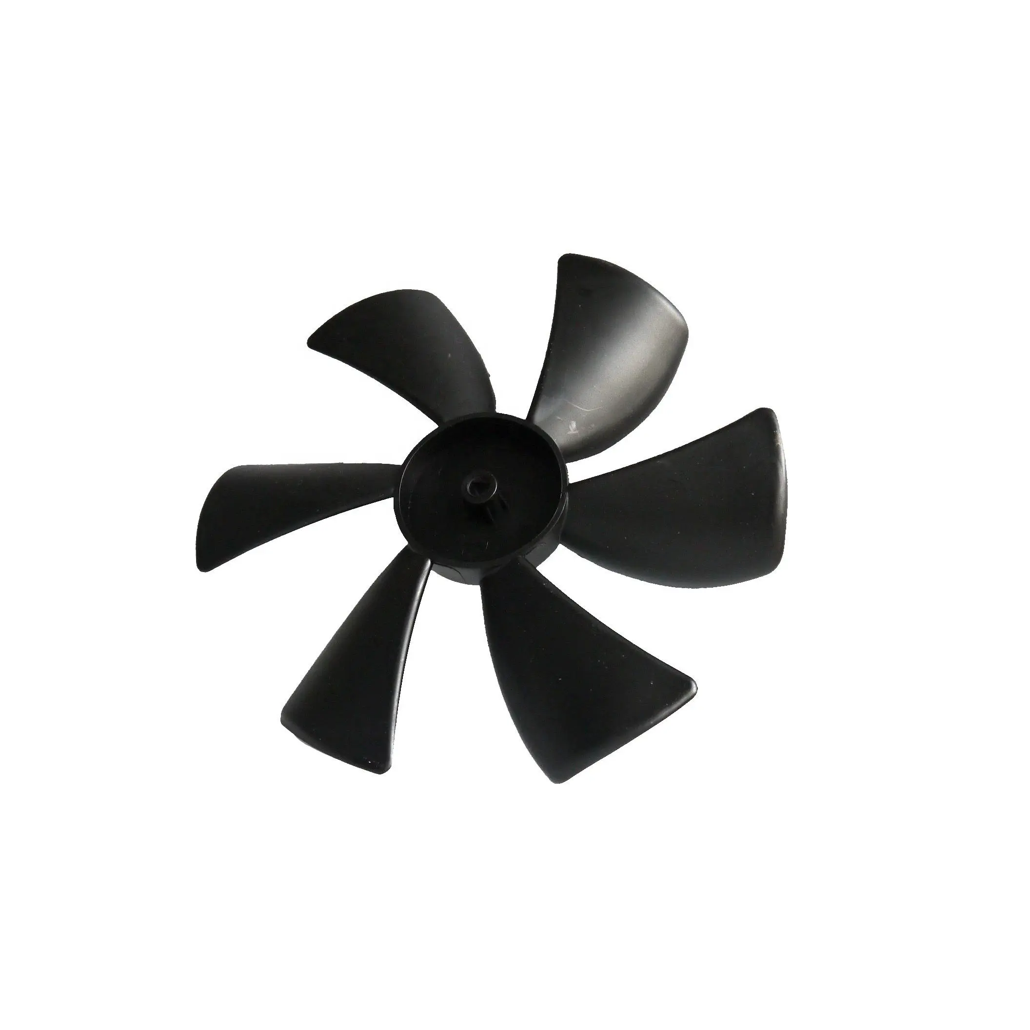 China Custom PA66-GF30 Injection Molded Motor Cooling Fan Blade | 6-Blade Axial Impeller Exporters, Factories