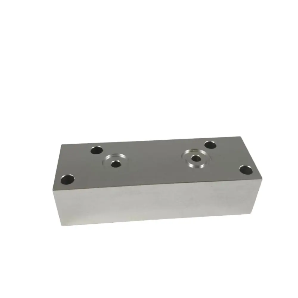 China Custom CNC Machined Aluminum Vacuum Manifold Block Manufacturers, Exporter