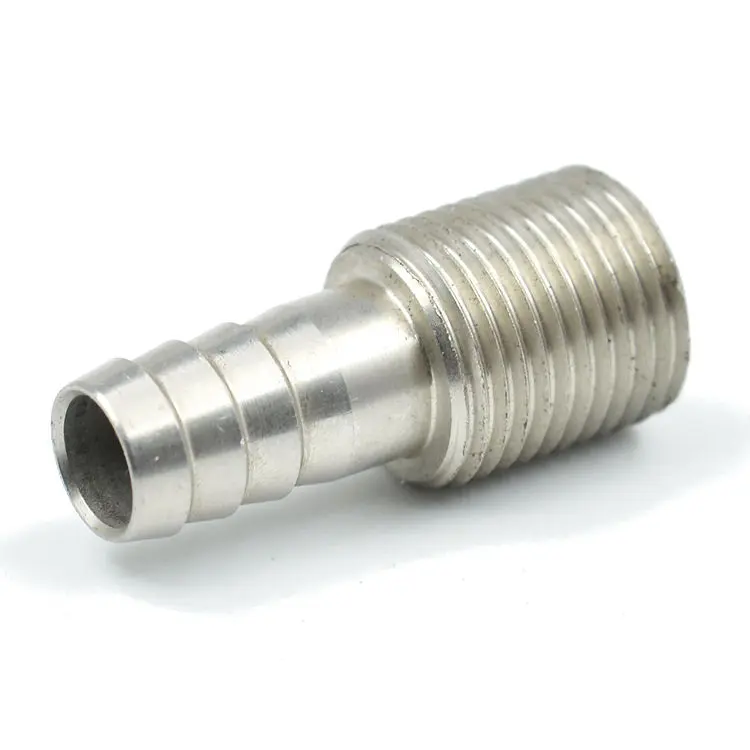 China Custom CNC Turned Hose Barb Fittings & Threaded Adapters Manufacturers, Quotes
