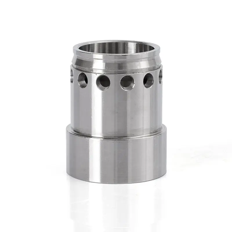 OEM Custom CNC Stainless Steel Drilled Filter Sleeve & Flow Control Valve Component Product, Quotes
