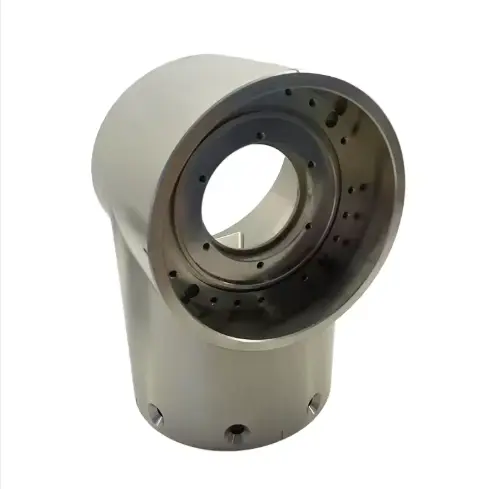 China Factory Custom 5-Axis CNC Machined Steel & Aluminum Universal Joint Base and Gearbox Shell for Robotics & Drone Industry Suppliers, Factories