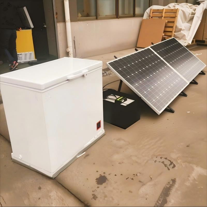 CE, Solar-Powered 12V/24V DC, Bd/Bc 158 L Freezer, Lowest Cooling -25 Degrees, Used in Motor House, Car, Home. Outdoors, Boat