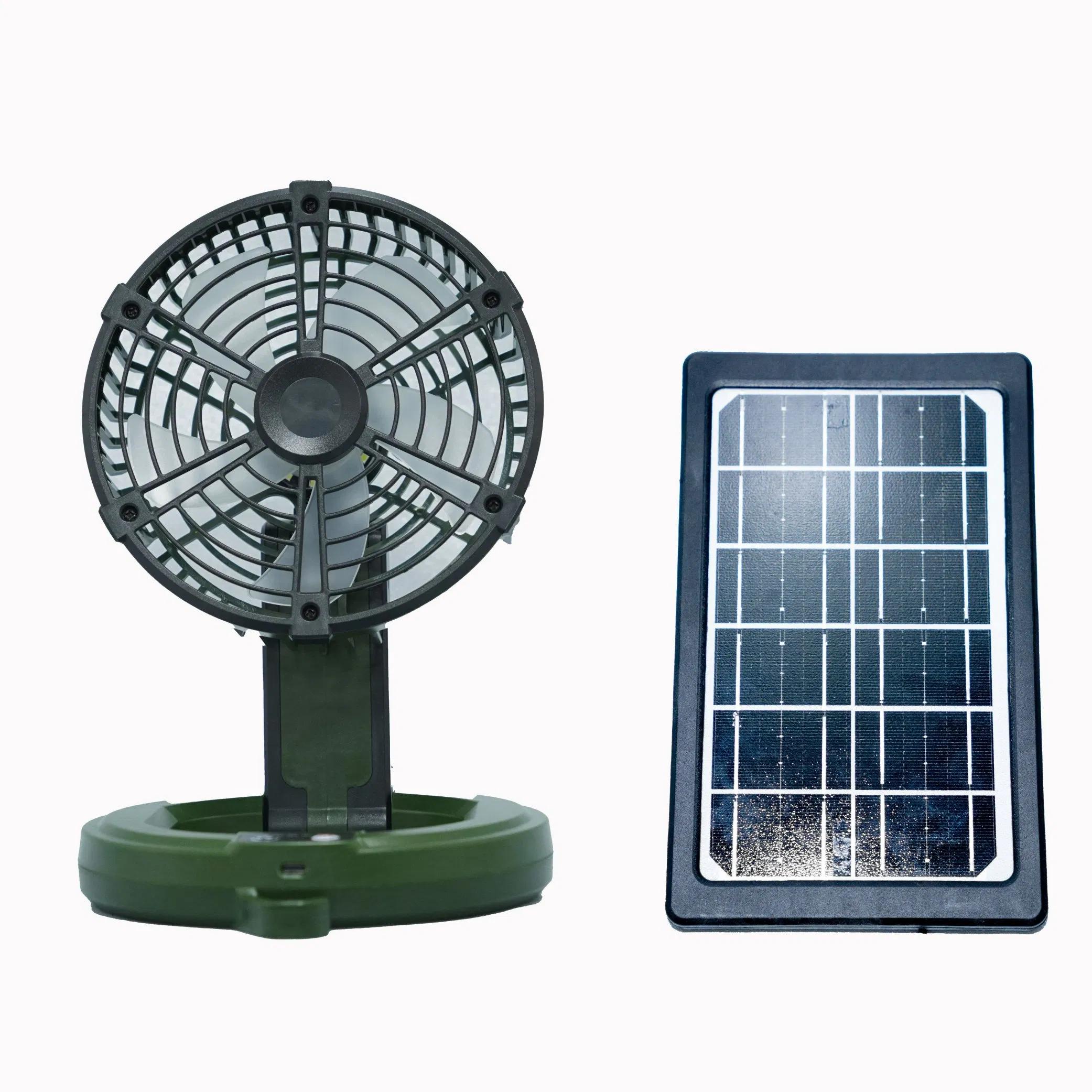 12 Inches Wireless 5200mAh Table Desktop Ventilador Solar Mini USB Portable Charging Outdoor Home Electric Rechargeable Solar Powered Fan
