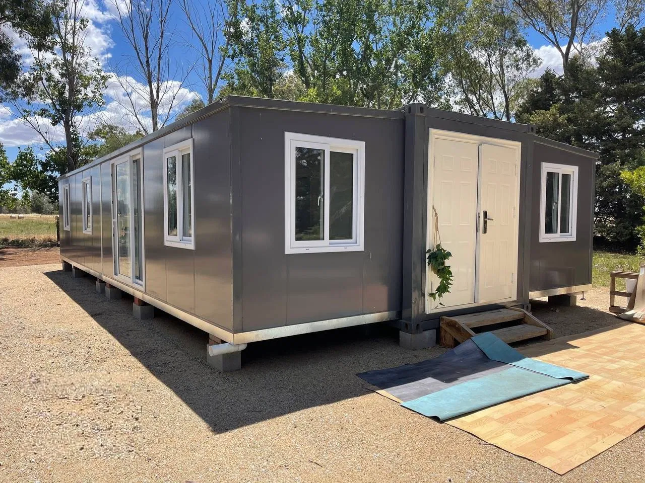 Stylish Prefabricated Fast Assemble Prefab Folding Extendable Container Home Australia Approved Granny Flat