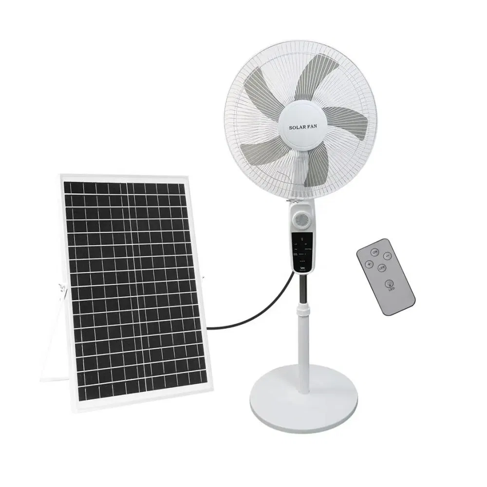 Rechargeable Solar Panel Fan Solar Powered Outdoor Fans Solar Fan with Remote Control