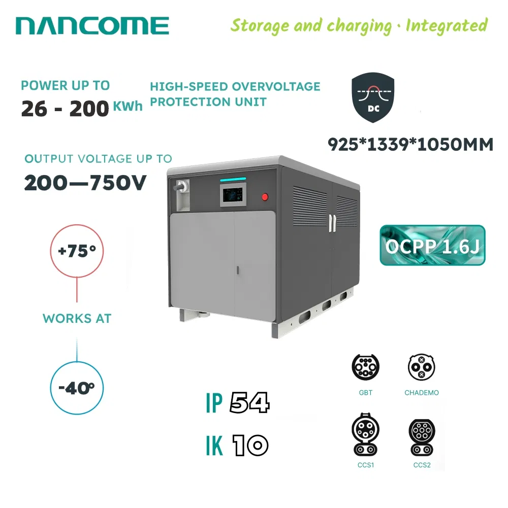 Nancome 141kwh Mobile EV Fast Charging Station Energy Storage