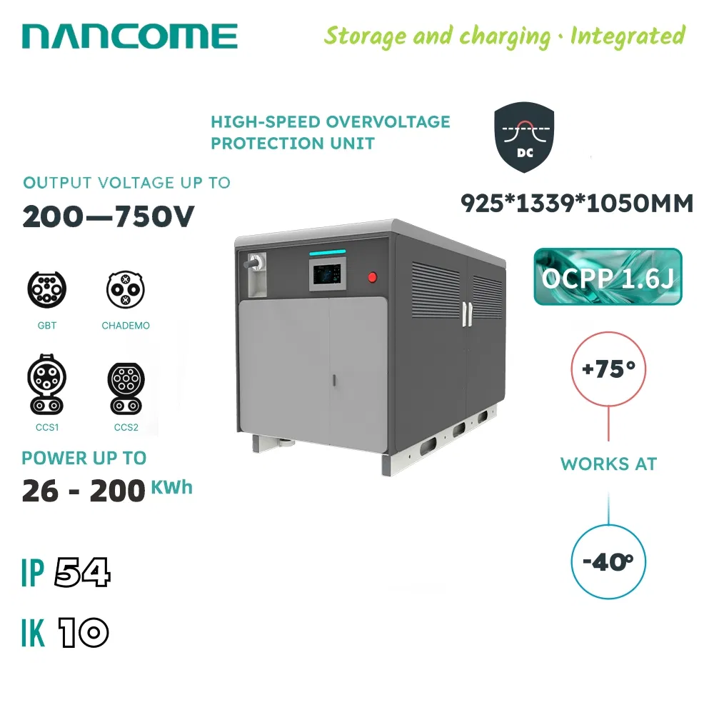 Nancome 141kwh Mobile DC EV Charging Infrastructure Energy Storage