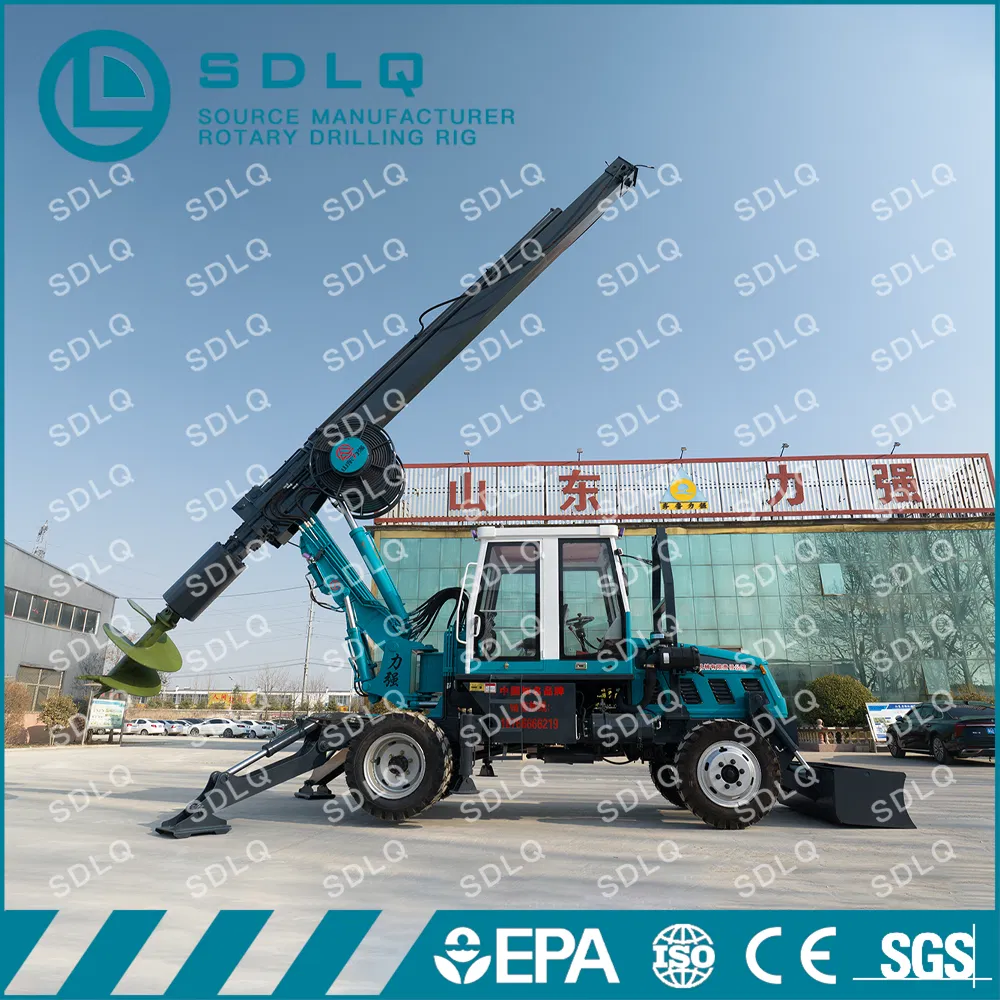 SDLQ High-Efficiency Wheel Rotary Drilling Rig for Fast Setup in City Construction and Ground Stabilization Works