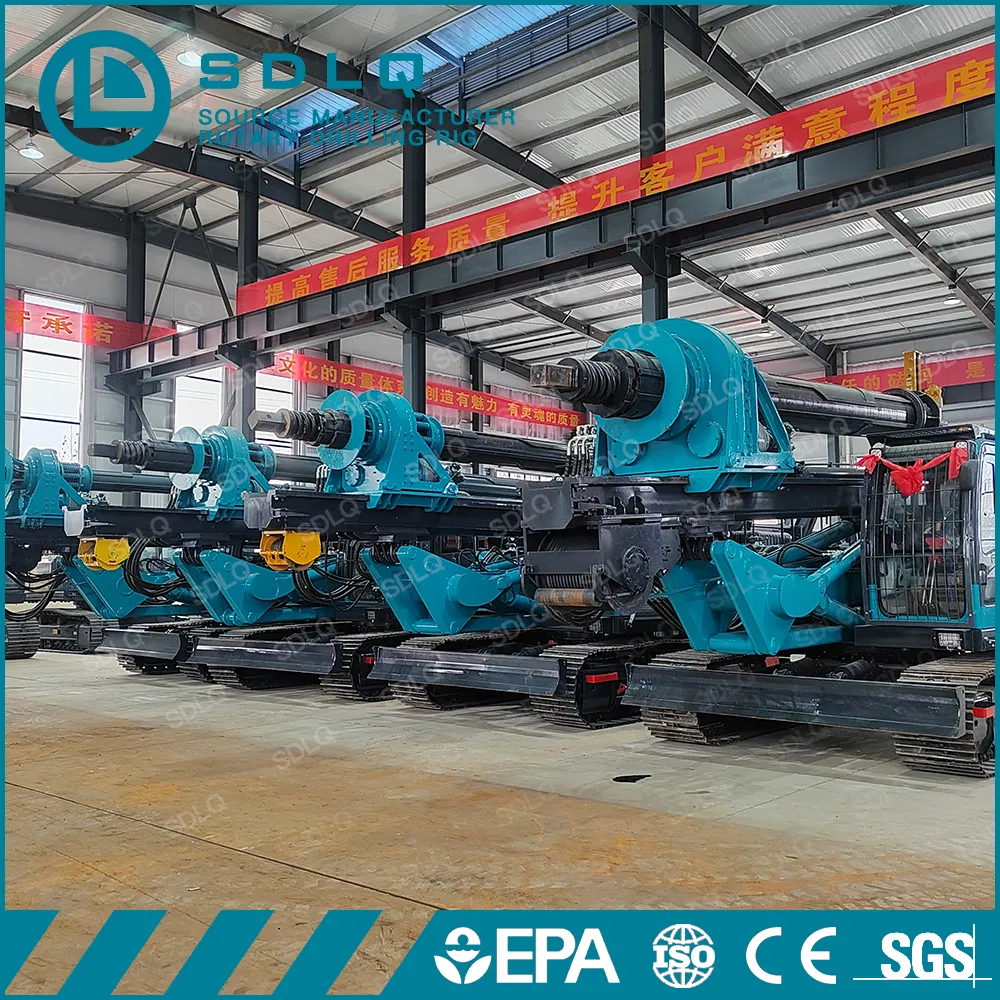 SDLQ LQR-80 15m Crawler Rotary Drilling Rig – High Efficiency for Foundation Work