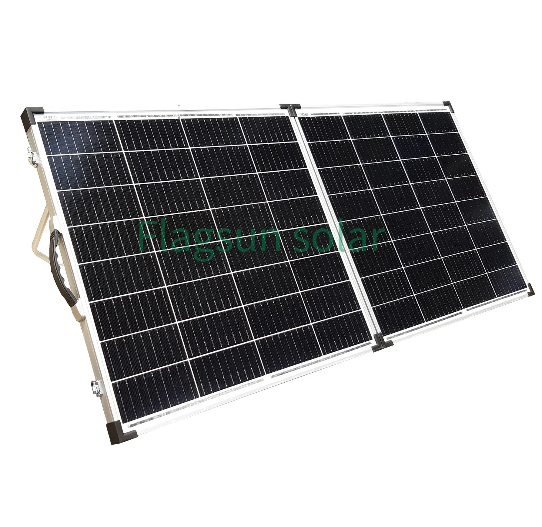 80W Folding Solar Panel Stand for Camping Caravan Campervan Boats Motorhome RV