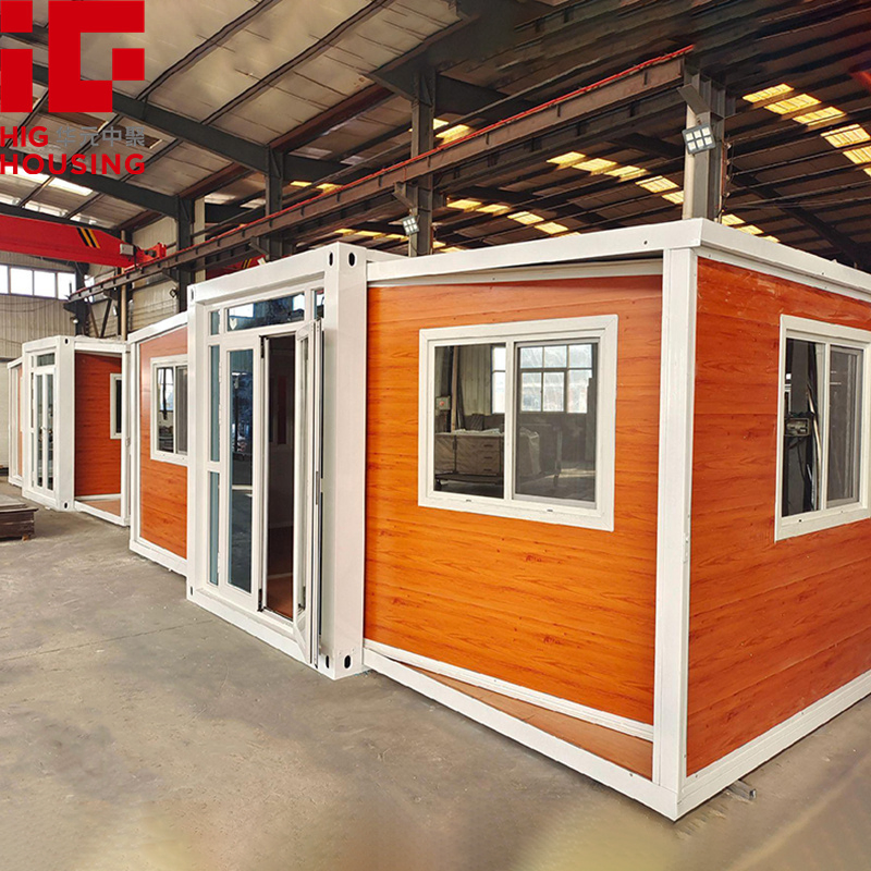 Modern Living 2 Bedroom Portable Mobile Container House Hotel Office Expanding Foldable Prefab Expandable Homes