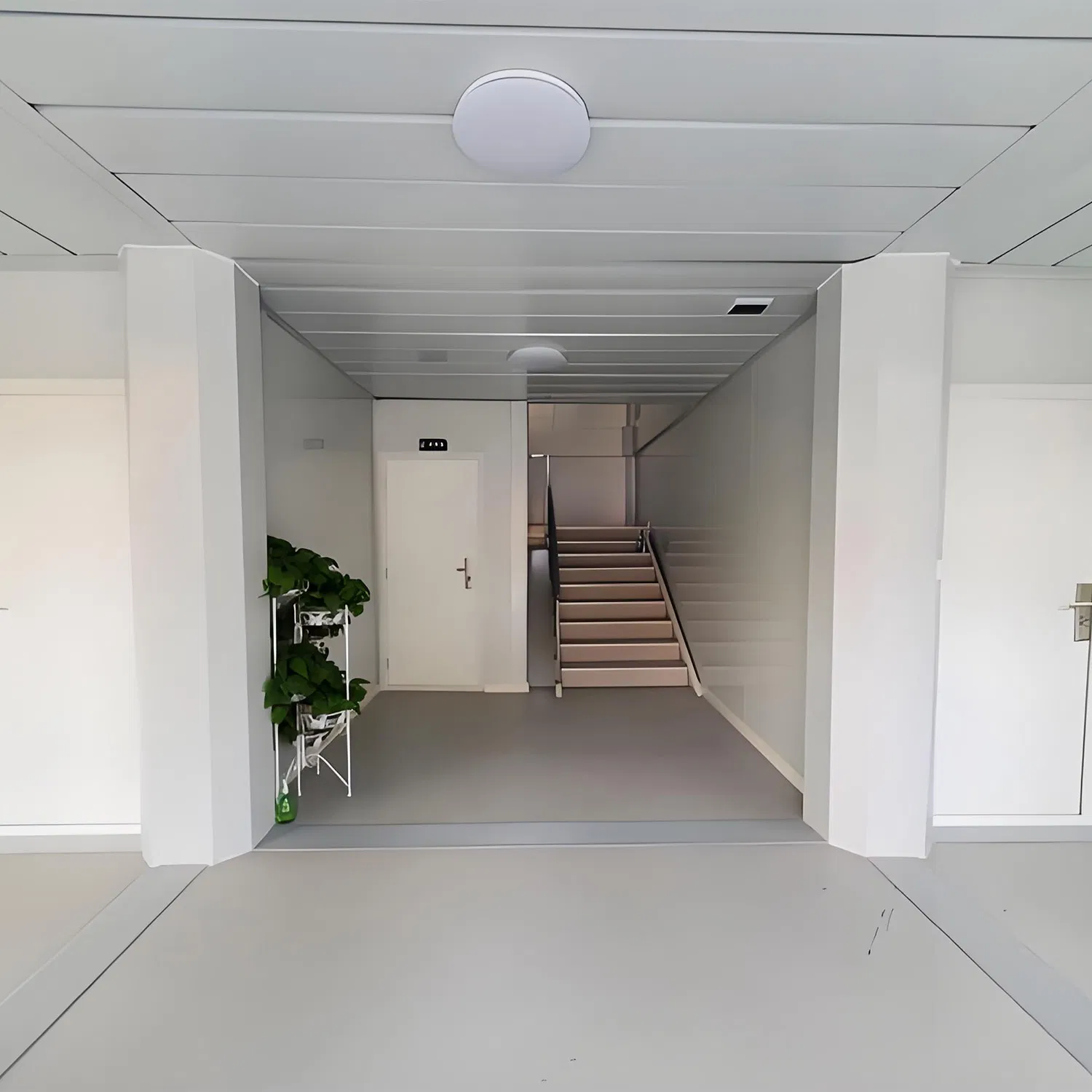 Eco-Friendly Container Home with Modular Design and Versatile Spaces