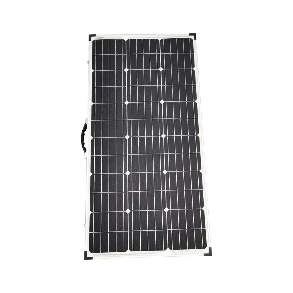 Easy to Carry 200W Folding Solar Panel with Handle for Camping, RV Power Supply