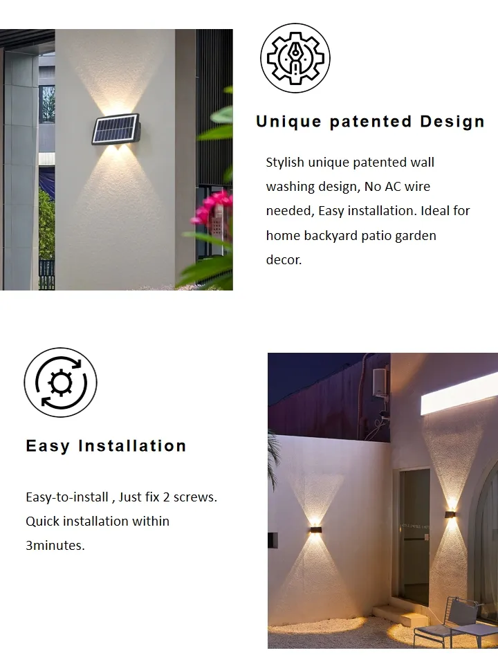 Solar Wall Light Spec 4