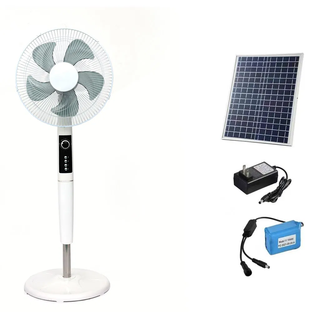 12V DC Solar Fan Outdoor Portable Solar Powered Fans Solar Fan DC Fan Electrc Cooling Fan Pedestal Fan