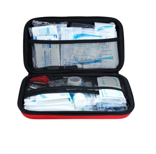 Ori-Power Portable Emergency First Aid Kit, Red EVA Hard Case for Outdoor, Travel