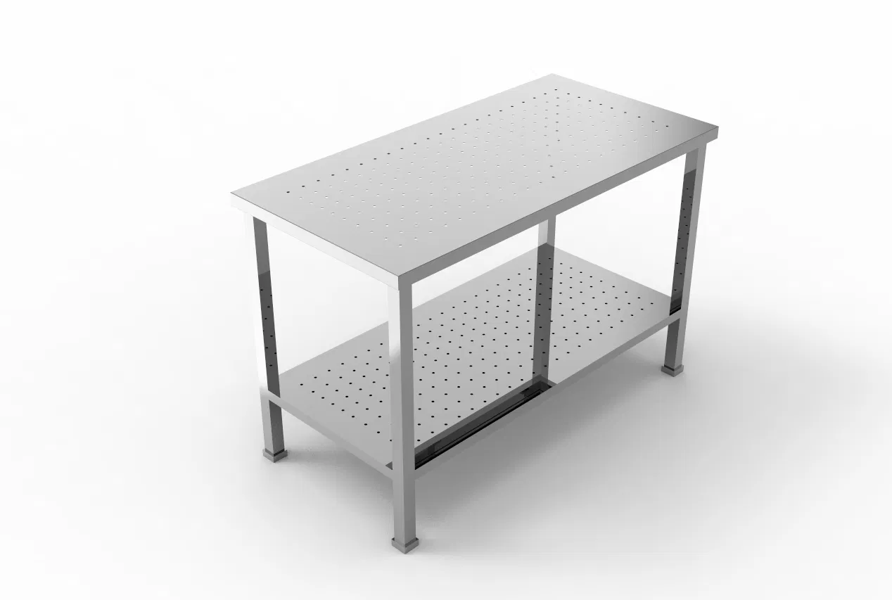 Customizable Fixed Stainless Steel Operator's Workstations or Workbenches